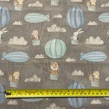 FS867 Adventures in the Sky Pathways Cotton Fabric Grey | Fabric | Clouds, Cotton, drape, Fabric, fashion fabric, Kids, making, Safari, Sale, sewing, Skirt, Woven | Fabric Styles