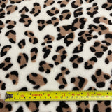 FS925_1 Leopard Cuddle Fleece Fabric Brown | Fabric | Animal, Bright, Brown, Check, Children, Comfort, Cuddle, Cuddle fleece, Cuddly, drape, Fabric, fashion fabric, Fleece, Kids, Leopard, making, Neon, Pets, Polar, Polar Fleece, Polyester, Rainbow, sewing, Skirt, White | Fabric Styles