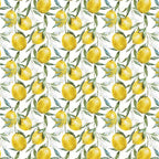 FS1028 Lemons Cotton Fabric White | Fabric | children, Cotton, drape, Fabric, fashion fabric, Fruit, Kids, Lemon, Lemons, making, sewing, Skirt | Fabric Styles
