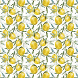 FS1028 Lemons Cotton Fabric White | Fabric | children, Cotton, drape, Fabric, fashion fabric, Fruit, Kids, Lemon, Lemons, making, sewing, Skirt | Fabric Styles