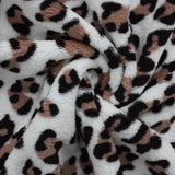 FS925_1 Leopard Cuddle Fleece Fabric Brown | Fabric | Animal, Bright, Brown, Check, Children, Comfort, Cuddle, Cuddle fleece, Cuddly, drape, Fabric, fashion fabric, Fleece, Kids, Leopard, making, Neon, Pets, Polar, Polar Fleece, Polyester, Rainbow, sewing, Skirt, White | Fabric Styles