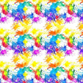 FS1026 Paint Splash Tie Dye Cotton Fabric Rainbow | Fabric | children, Cotton, drape, Fabric, fashion fabric, Kids, Lightning, making, Rainbow, sewing, Skirt, Tie Dye | Fabric Styles