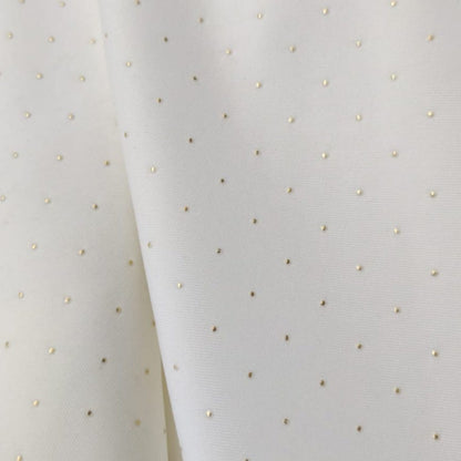 FS590_1 Gold Diamond Gel Scuba Stretch Knit Fabric Ivory | Fabric | drape, Fabric, fashion fabric, FS075, FS590, jersey, making, Navy, Nude, Plain, Scuba, sewing, Stretch, Stretchy | Fabric Styles
