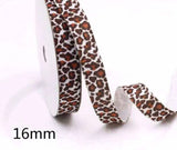 FS1150 Leopard Elastic 16mm | Animal, Animals, Brown, drape, Elastic, haberdashery, Jaguar, Leopard, making, Multi Color, sewing, trimming, trimmings, Wild, Wildlife | Fabric Styles