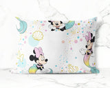 FS760_1 Disney Mermaid Minnie | Fabric | blue, Brand, Branded, Children, Cotton, Denim, Disney, drape, Fabric, fashion fabric, Kids, Light blue, making, Mermaid, Minnie, Minnie Mouse, Mouse, Pink, sewing, Skirt | Fabric Styles