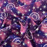 FS581 Galaxy Zodiac | Fabric | Animal, blue, drape, elastane, Fabric, fashion fabric, FS581, Galaxy, jersey, making, Olive, Orange, Polyester, Purple, Sale, scuba, sewing, Skirt, stars, Stretchy, Tie Dye | Fabric Styles