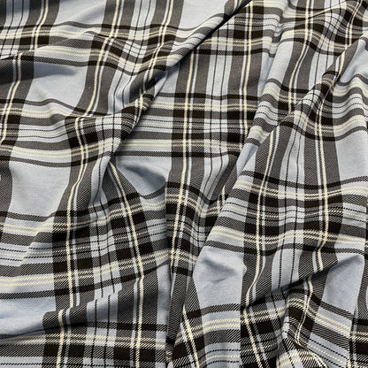 FS793 Tartan Viscose | Fabric | Check, drape, Fabric, fashion fabric, jersey, making, sale, Screen Print, sewing, stretch, Stretchy, Tartan, Viscose | Fabric Styles