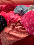 Polka Dots Liverpool Fabric Stretch Lightweight Material