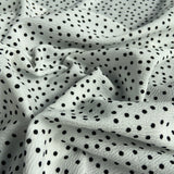 FS589 Polka Dots Liverpool Fabric | Fabric | blue, dots, drape, Elastane, Fabric, fashion fabric, Liverpool, New, Polka dots, polyester, Powder blue, red, sewing, spot, spots, stretch, Stretchy, textured, Waffle, White | Fabric Styles