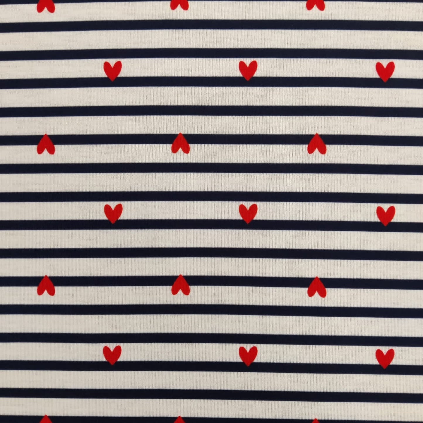 FS851 Hearts Stripe | Fabric | Ace, Cards, drape, Fabric, fashion fabric, Floral, Hearts, Love, making, sewing, spun polyester, Spun Polyester Elastane, Vintage | Fabric Styles