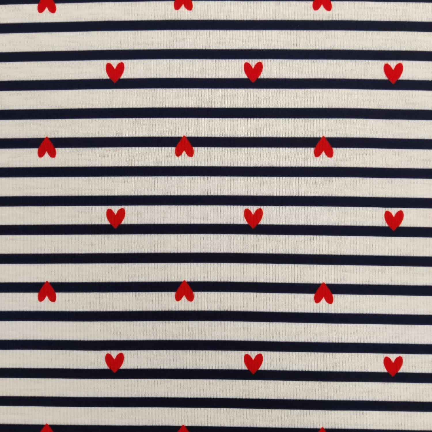 FS851 Hearts Stripe | Fabric | Ace, Cards, drape, Fabric, fashion fabric, Floral, Hearts, Love, making, sewing, spun polyester, Spun Polyester Elastane, Vintage | Fabric Styles
