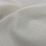 FS590_1 Gold Diamond Gel Scuba Stretch Knit Fabric Ivory | Fabric | drape, Fabric, fashion fabric, FS075, FS590, jersey, making, Navy, Nude, Plain, Scuba, sewing, Stretch, Stretchy | Fabric Styles