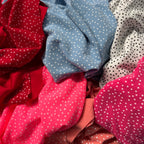 Polka Dots Liverpool Fabric Stretch Lightweight Material