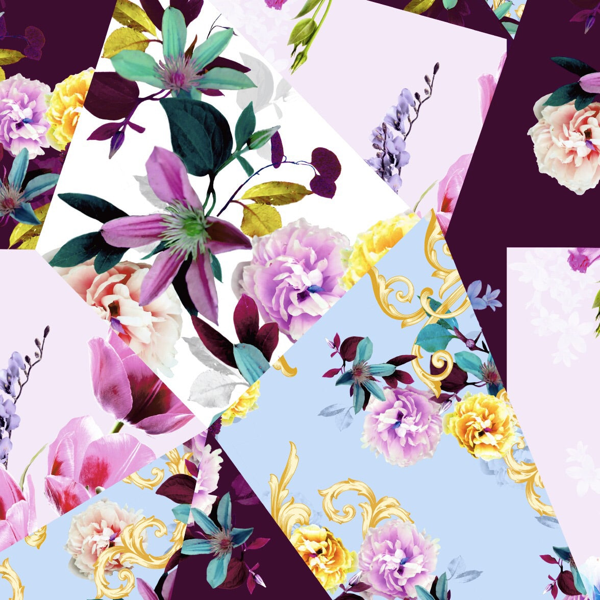 FS312 Carnation Abstract | Fabric | Abstract, Blossom, Carnation, Dianthus, Dianthus caryophyllus, Fabric, Floral, Flower, Flowers, Light, Lily, Pearl, Peony, Pink, Purple, Sale, Scuba, Summer, White | Fabric Styles