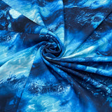 FS826 Blue Ocean Tie Dye | Fabric | Blue, Fabric, Scuba, Tie Dye, Water, Wave | Fabric Styles