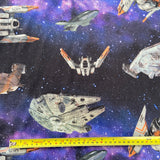 FS794 Galaxy Spaceship | Fabric | Children, drape, Fabric, fashion fabric, Galaxy, jersey, Kids, making, sale, sewing, Spaceship, spun polyester, Spun Polyester Elastane, stretch, Stretchy, Tie Dye | Fabric Styles