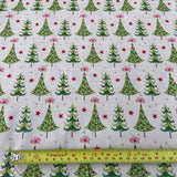 FS684 Doggie Christmas Trees | Fabric | blue, celebration, Christmas, Christmas Tree, Cotton, drape, Dream, Fabric, fashion fabric, Festive, House, Light blue, making, Sale, sewing, Ski, Skirt, Snow, Snowflake, tree, Xmas | Fabric Styles