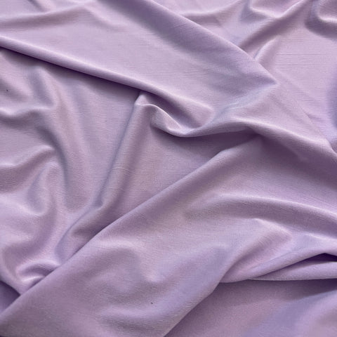 FS1113 Fine Textured Jersey Knit Fabric Lilac | Fabric | drape, Fabric, fashion fabric, Fine, jersey, knit, Lilac, lines, sewing, spandex, Stretchy, textured, White | Fabric Styles