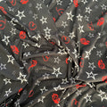 FS782 Love Stars | Fabric | Baby, Boys, Child, Children, drape, Fabric, fashion fabric, Kid, Kids, sale, sewing, Spun Polyester Elastane, Star, Starry, Stars, Stretchy | Fabric Styles