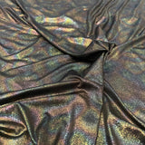 FS1135 Hologram Rainbow Foil Spandex Fabric | Fabric | Black, blue, Clubwear, drape, elastane, Fabric, fashion fabric, Foil, jersey, Lurex, making, Nylon, Pink, purple, sewing, Skirt, Spandex, Stretchy | Fabric Styles