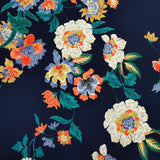 FS516 Navy Floral Crepe Fabric | Fabric | Fabric, Floral, limited, navy, SALE, sewing | Fabric Styles