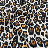 FS825 Spots Leopard | Fabric | Animal, drape, Fabric, fashion fabric, FS456, jersey, Leopard, Polyester, scuba, sewing, Stretchy | Fabric Styles