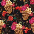 Floral Skull Print