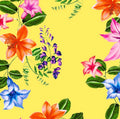 FS403_2 Lemon Floral | Fabric Styles