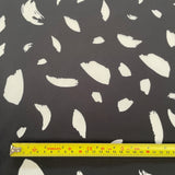 FS879 Paint Strokes Monochrome | Fabric | drape, Dress making, Fabric, fashion fabric, jersey, making, Mono, Monochrome, Polyester, sale, scuba crepe, sewing, Stretch, Stretchy | Fabric Styles