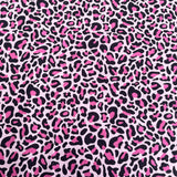 FS1080 Leopard Skin Cotton Fabric Cerise | Fabric | Alphabet, Animal, Animals, children, Cotton, drape, Fabric, fashion fabric, Kids, Leopard, making, sewing, Skirt | Fabric Styles