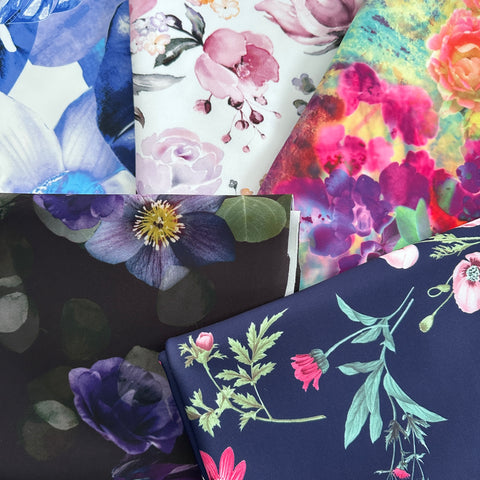 Half Metres Floral Scuba Fabric Bundle | Fabric | bundle, Bundles, fabric, new, New Arrivals, scuba | Fabric Styles