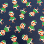 Elf Repeat Jersey Fabric