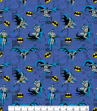 FS636_4 Batman Comics Blue Cotton | Fabric | Batman, Blue, Brand, Branded, Children, comic, comics, Cotton, Cotton SALE, dc, drape, Fabric, fashion fabric, hero, Kids, Light blue, logo, making, superhero | Fabric Styles