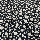 15A Cow Print Woven Chiffon Fabric | Fabric | Animal, Blue, chiffon, drape, Fabric, fashion fabric, Leopard, Limited, SALE, sewing, Stretchy, woven | Fabric Styles
