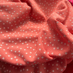 Polka Dots Liverpool Fabric Stretch Lightweight Material