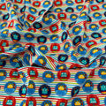 FS680 Stripe Robot Dreams Cotton Fabric Multicolour | Fabric | blue, celebration, children's, Cotton, Denim, drape, Dream, Fabric, fashion fabric, grey, kid, kids, Light blue, making, Robot, Robot Dream, Robot Dreams, rugby, sewing, Skirt, sports, Sports day | Fabric Styles