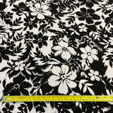 FS672 Monochrome Floral | Fabric | drape, elastane, Fabric, fashion fabric, Floral, jersey, making, mono chrome, monochrome, SALE, sewing, stretch, Stretchy, Viscose, Viscose Elastane | Fabric Styles