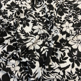 FS672 Monochrome Floral | Fabric | drape, elastane, Fabric, fashion fabric, Floral, jersey, making, mono chrome, monochrome, SALE, sewing, stretch, Stretchy, Viscose, Viscose Elastane | Fabric Styles