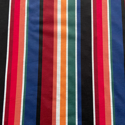 FS648 Vertical Multi Stripe | Fabric | drape, Fabric, fashion fabric, Green, jersey, making, Orange, SALE, sewing, spun polyester, Spun Polyester Elastane, stretch, Stretchy, stripe, stripes | Fabric Styles