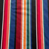 FS648 Vertical Multi Stripe | Fabric | drape, Fabric, fashion fabric, Green, jersey, making, Orange, SALE, sewing, spun polyester, Spun Polyester Elastane, stretch, Stretchy, stripe, stripes | Fabric Styles