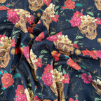Floral Skull Print