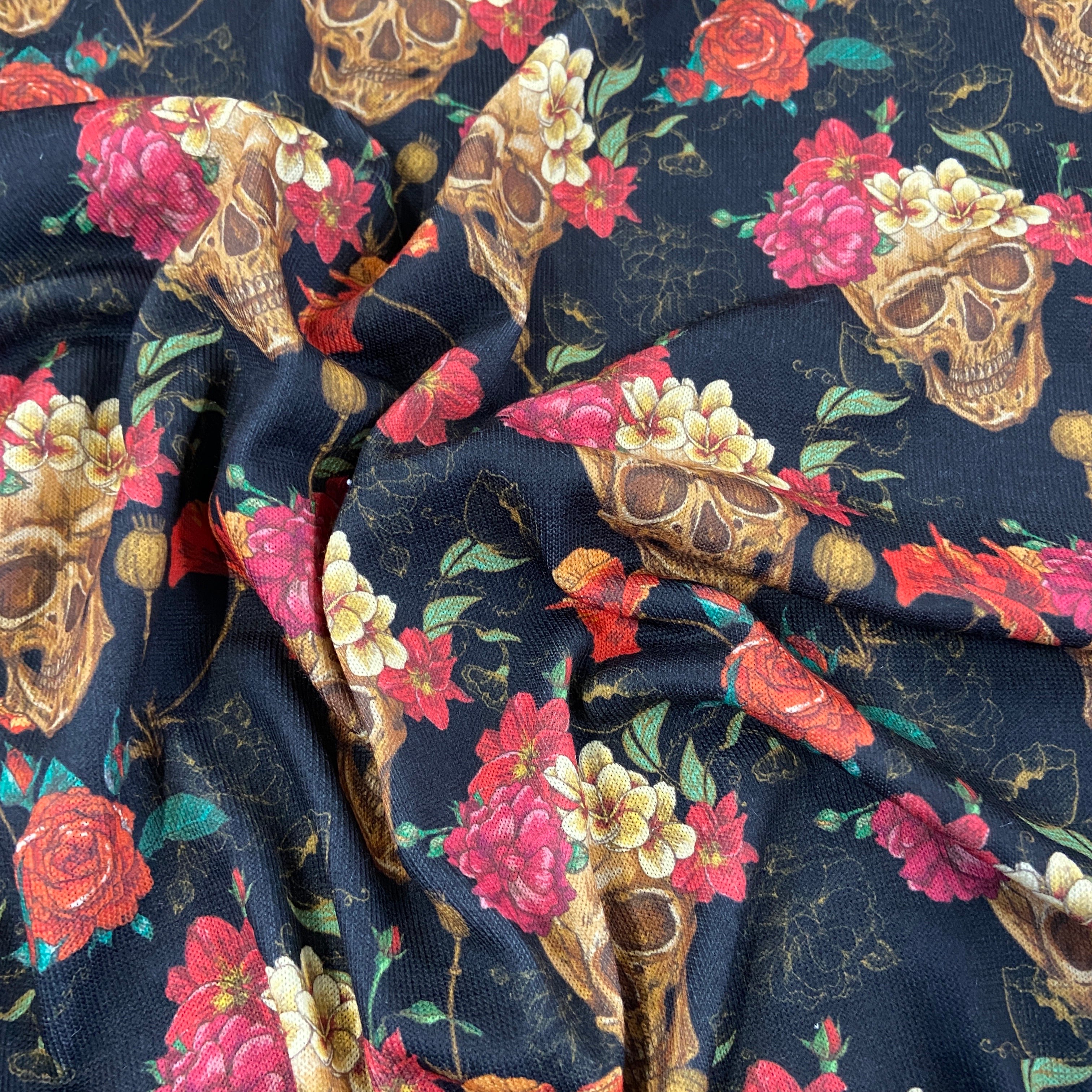 Floral Skull Print