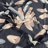 FS923 Feather Chiffon | Fabric | Chiffon, drape, Fabric, fashion fabric, Feather, Floral, Flower, Sale, sewing | Fabric Styles