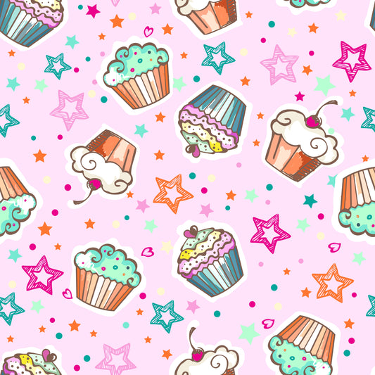 FS175 Pink Cupcakes | Fabric Styles
